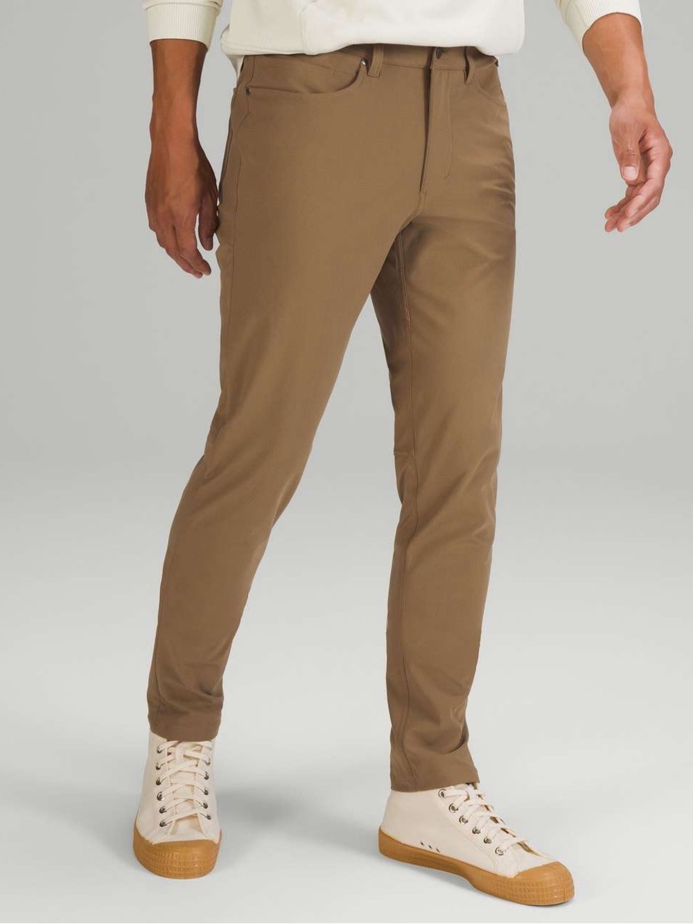 Lululemon ABC Slim-Fit Pant 32" Brown Mens Size 30